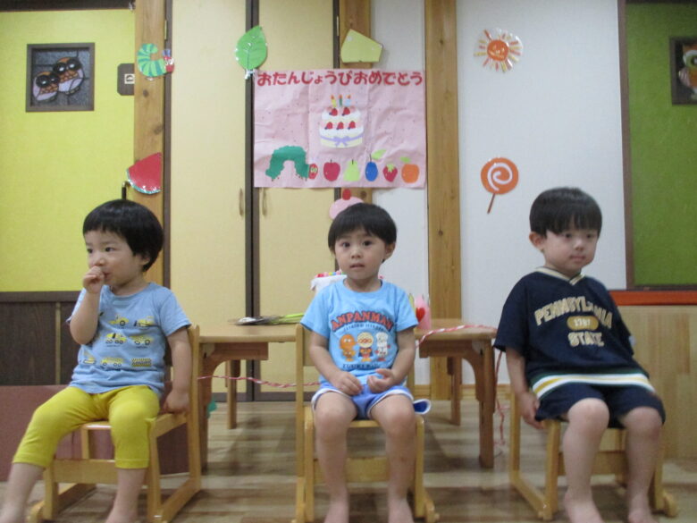 白石園　7月お誕生日会🎂🎉