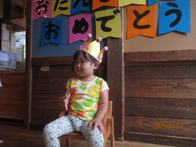 藤野園　7月　お誕生日会