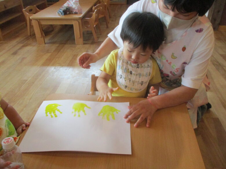 藤野園　くり組　手型製作♪