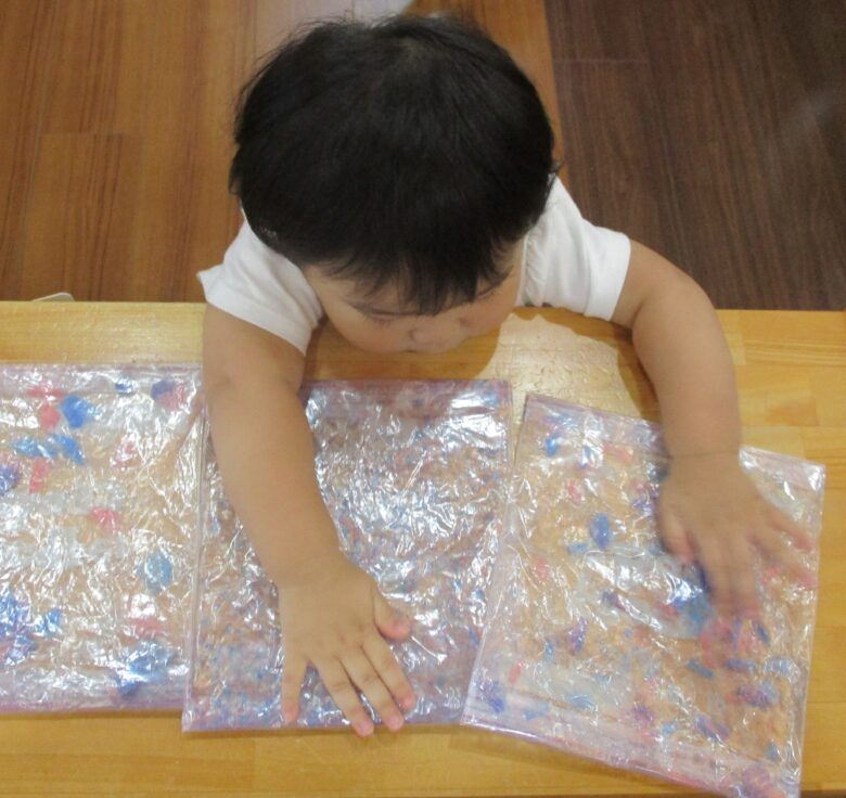 新川園 0歳児 室内遊び