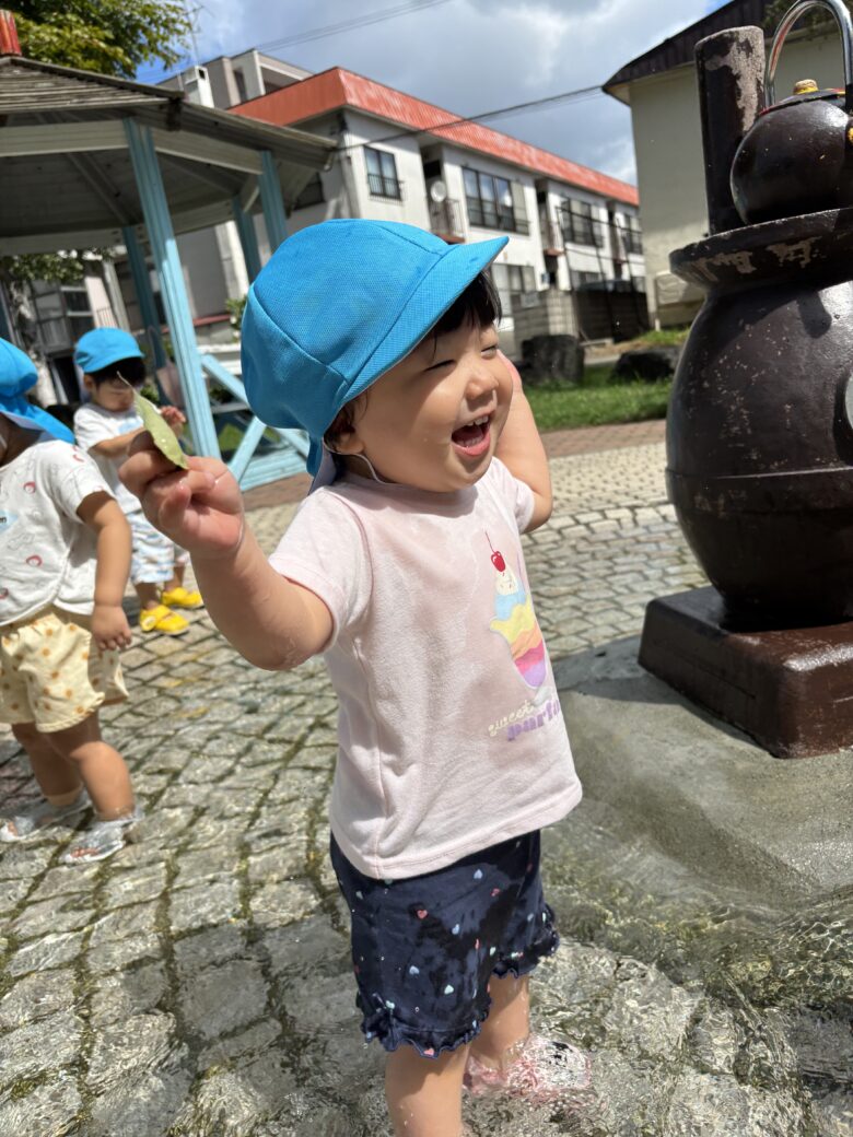白石園　水遊び💧🔫