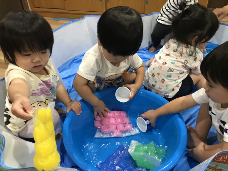 白石園　水遊び✨