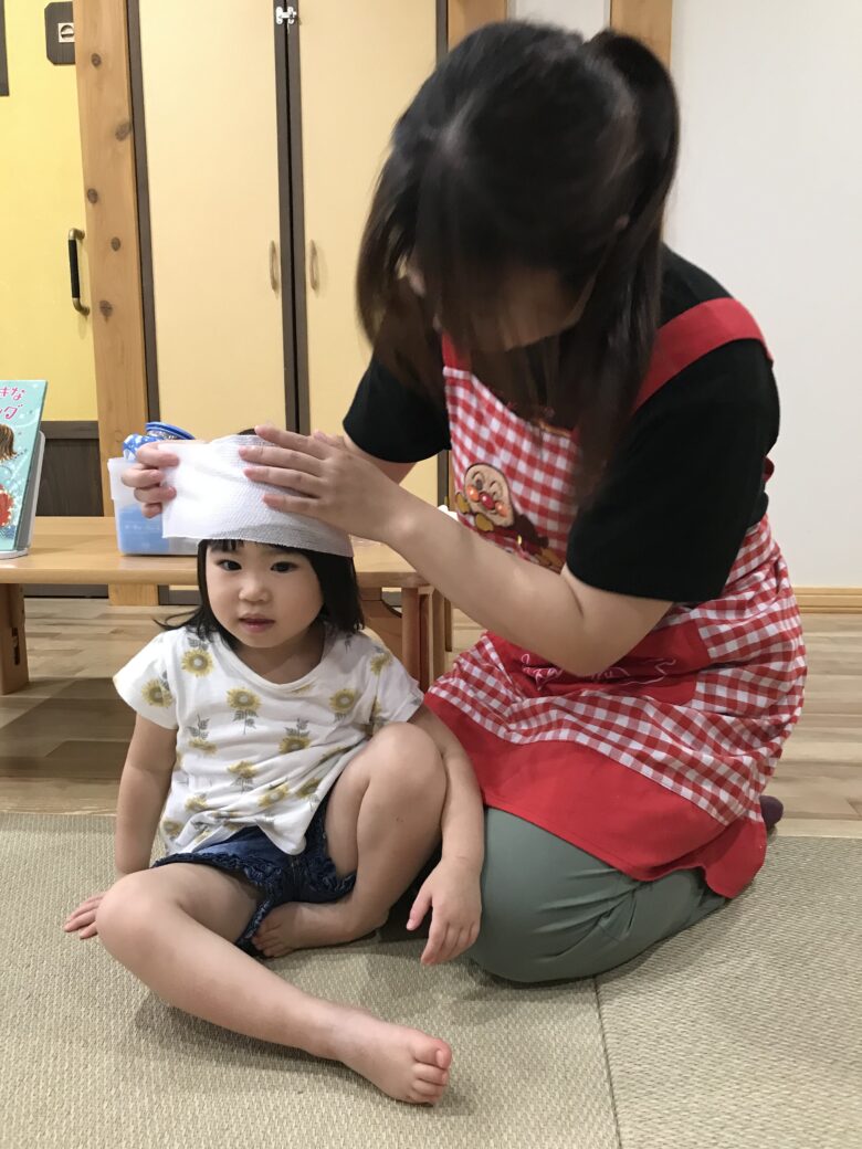 白石園 救急箱の中身に触れてみよう🚑