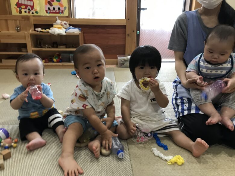 白石園　どんぐり組集合✨