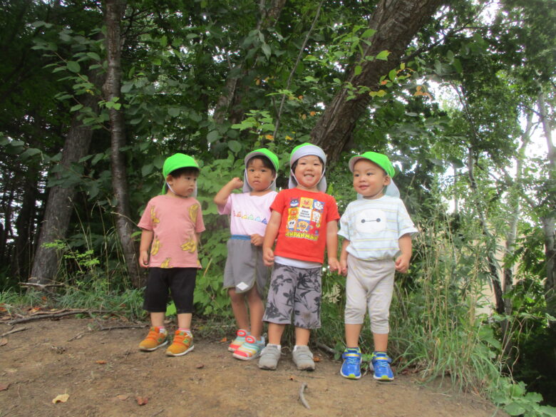 藤野園 遊歩道で遊んだよ♪