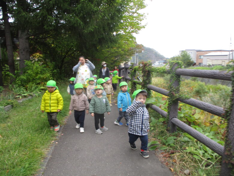 藤野園　くり組＆くるみ組　園周辺の探索活動