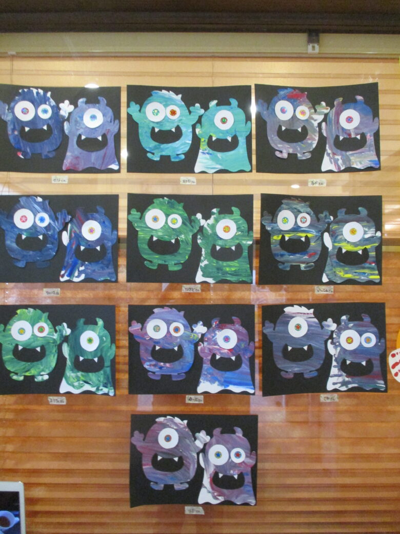 新川園　1歳児　制作風景