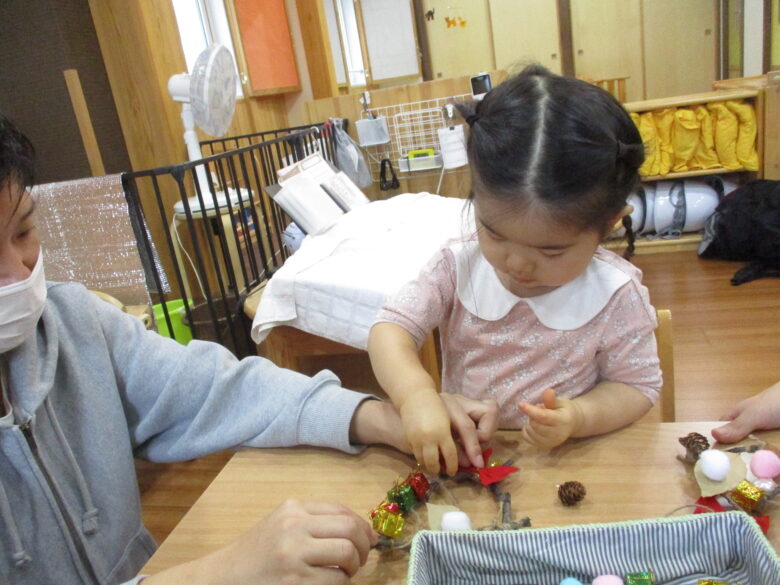 新川園　木育教室　0・2歳児