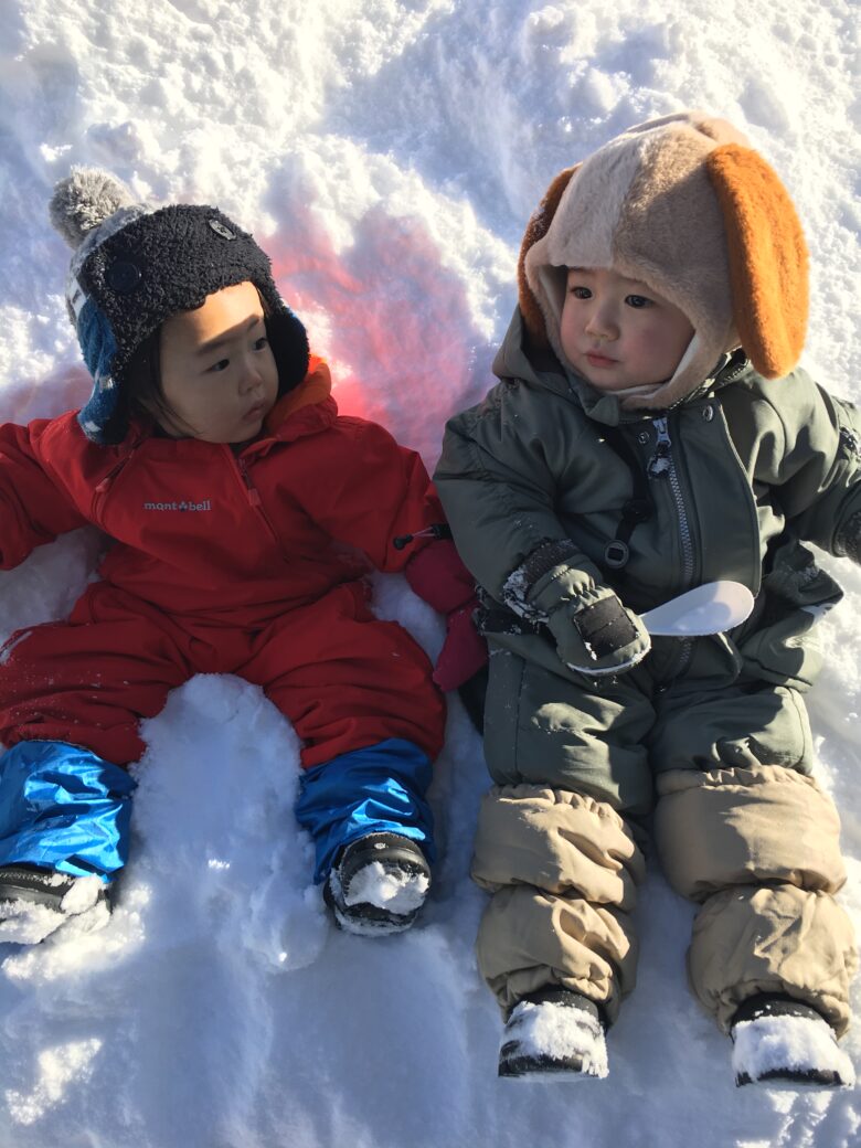 藤野園 くり組&どんぐり組 雪あそび