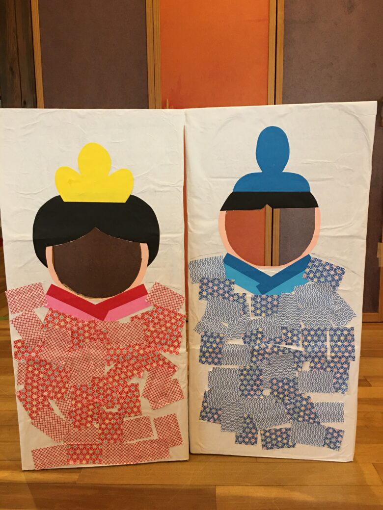 藤野園　ひな祭り製作　くり＆どんぐり組