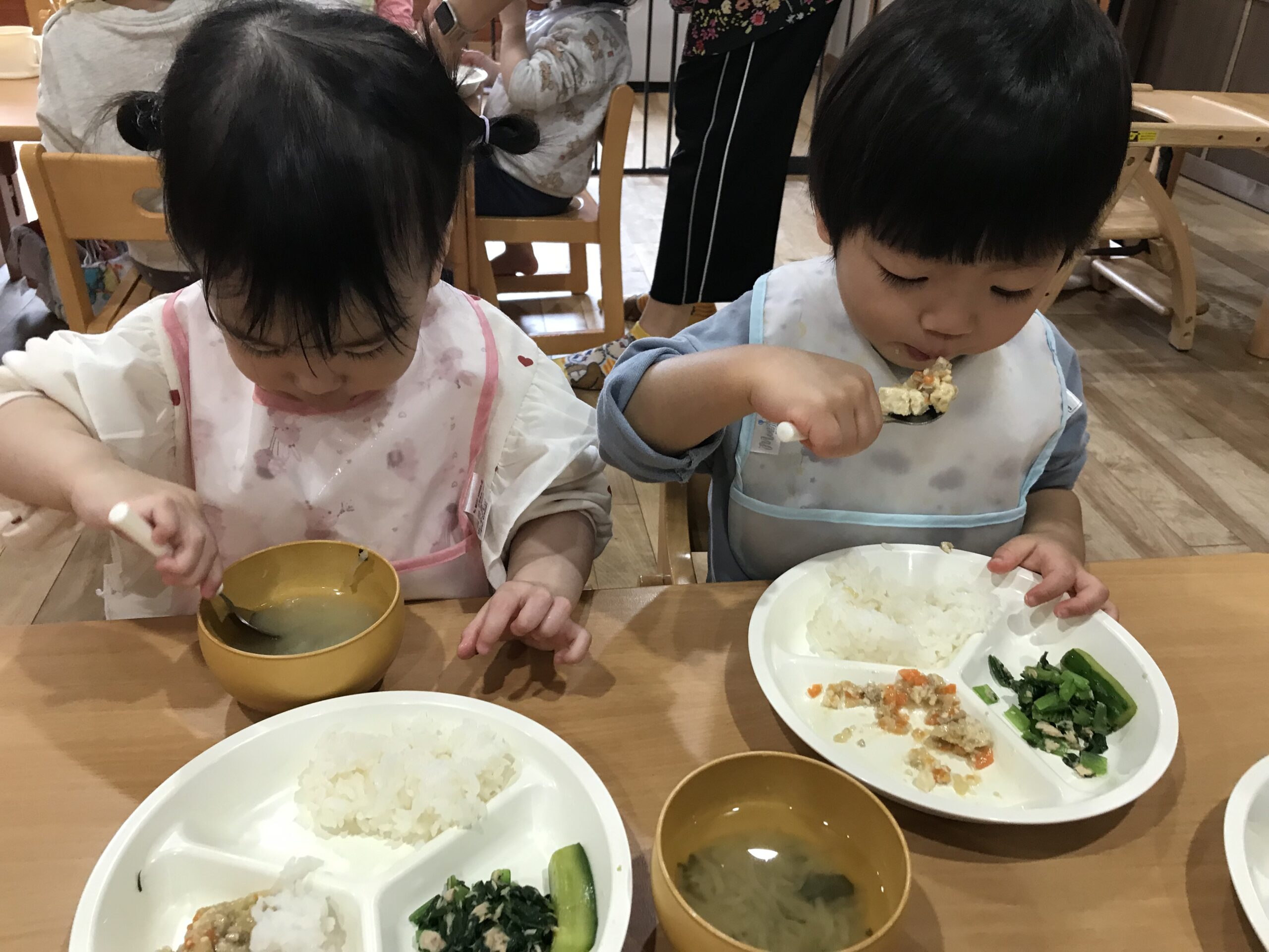 白石園　くり組給食🍙