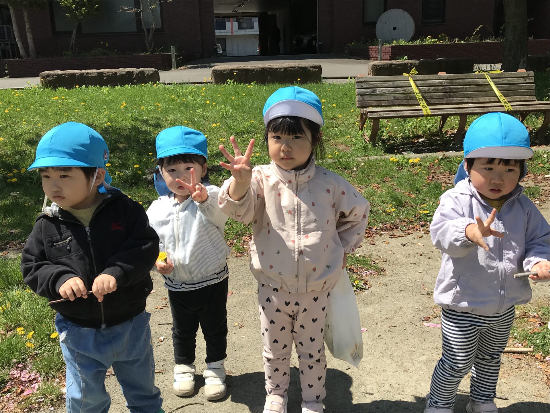 白石園　そとあそび☀️