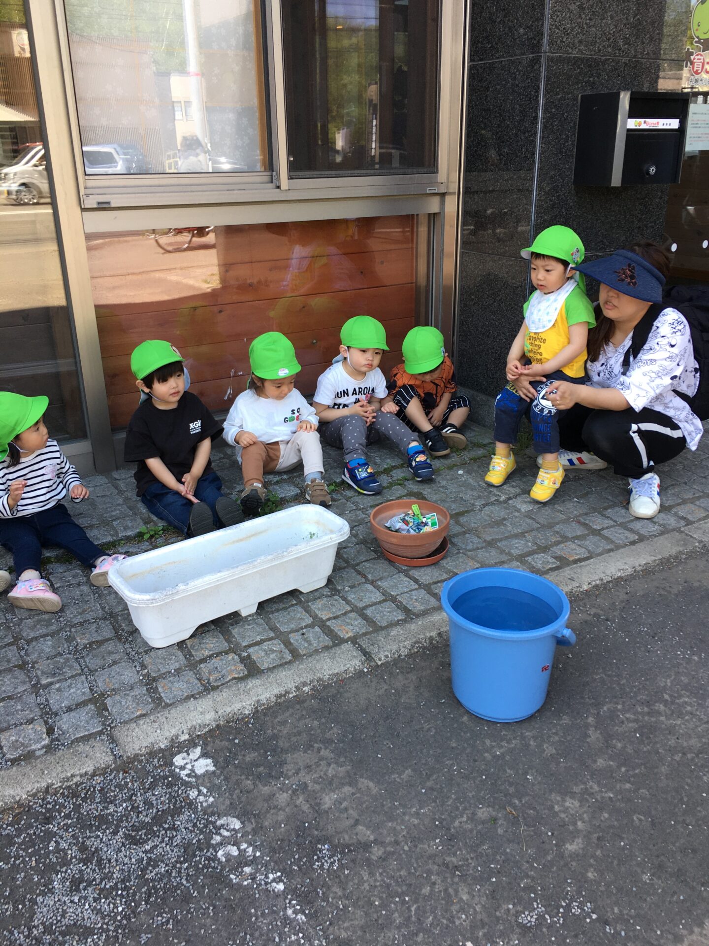 藤野園　🌼種植え（あさがお＆ネモフィラ）🌼