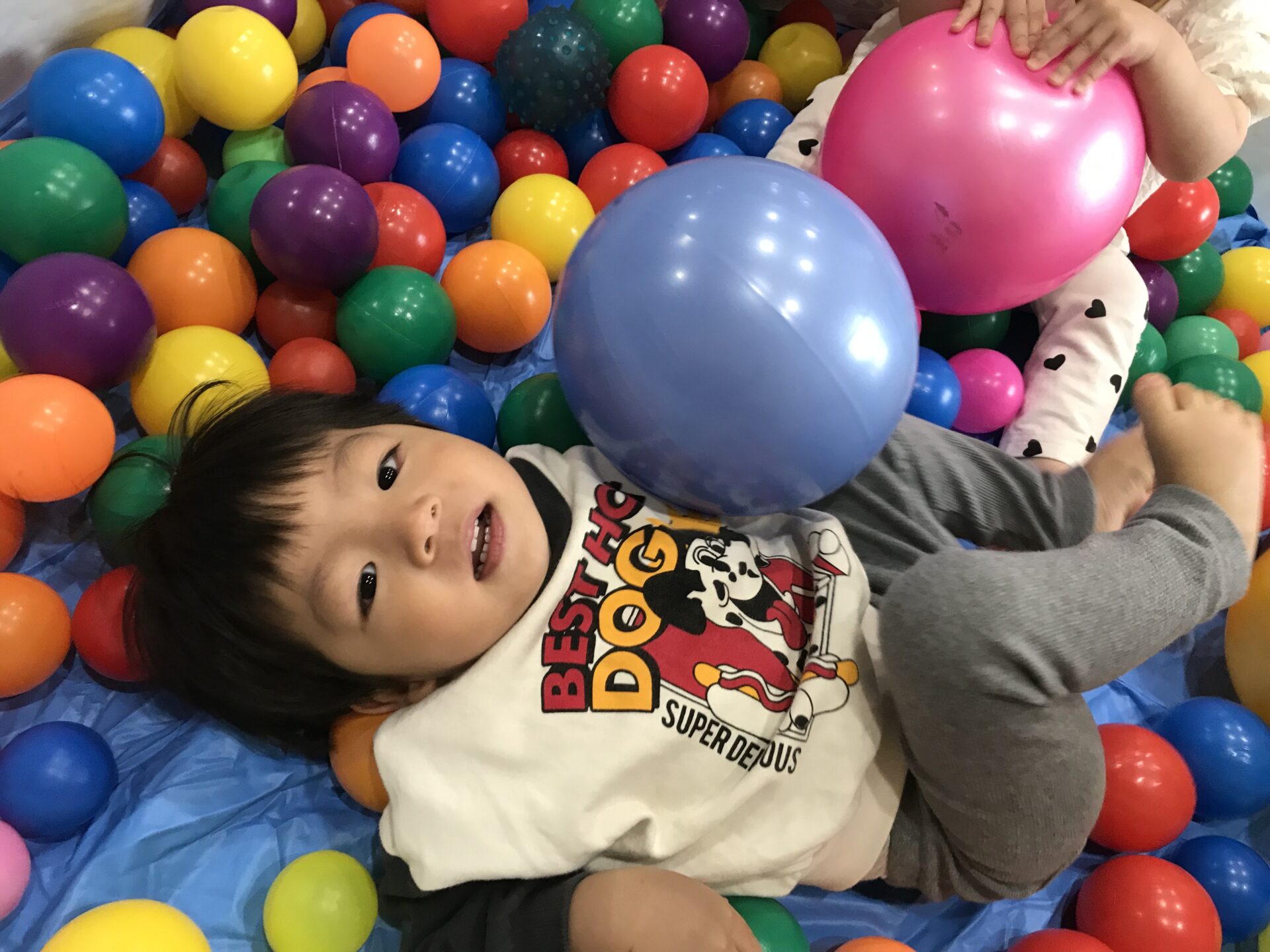 白石園　どんぐり組・くり組　ボールプール🥎
