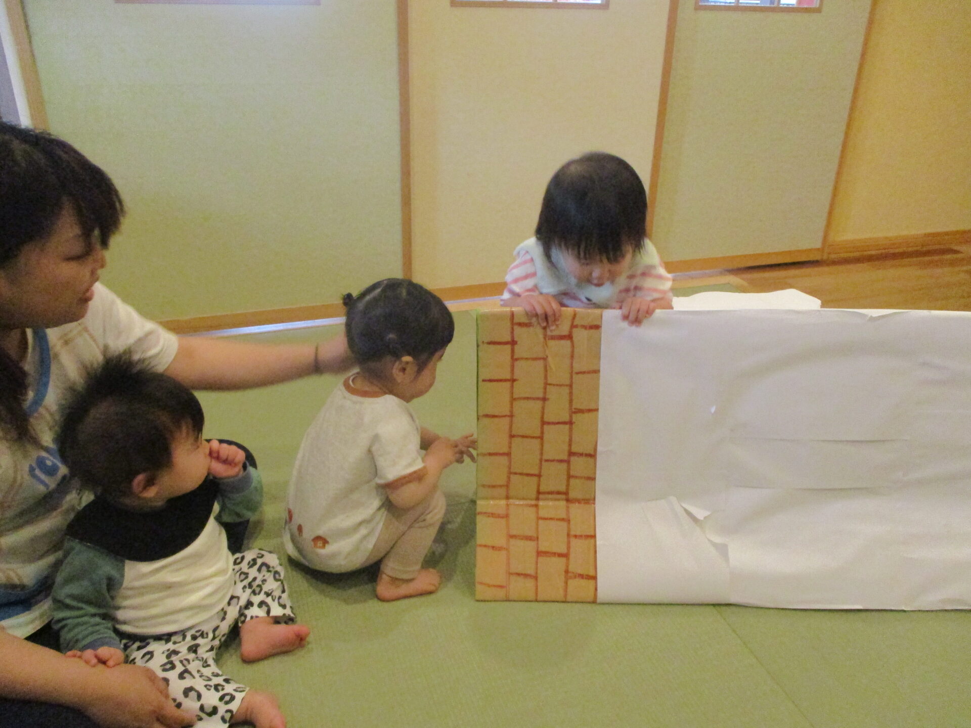 藤野園　運動＆感触あそび（0，1歳児）