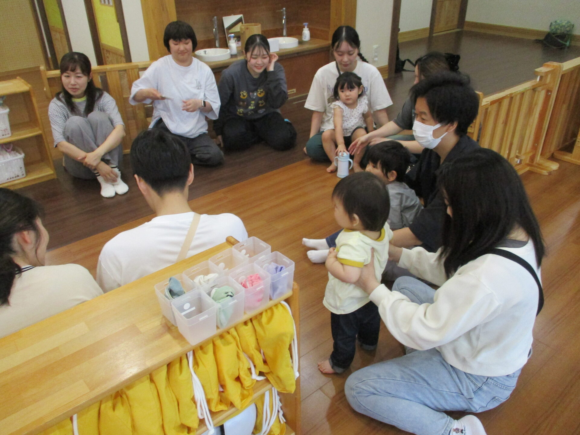 新川園　1歳児　保育参観🌺