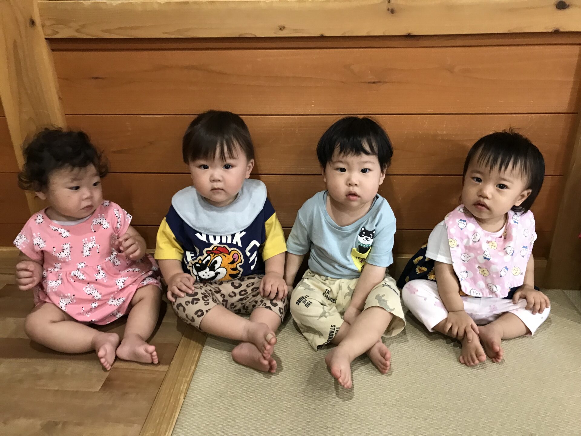 白石園　どんぐり組　新聞あそび📰
