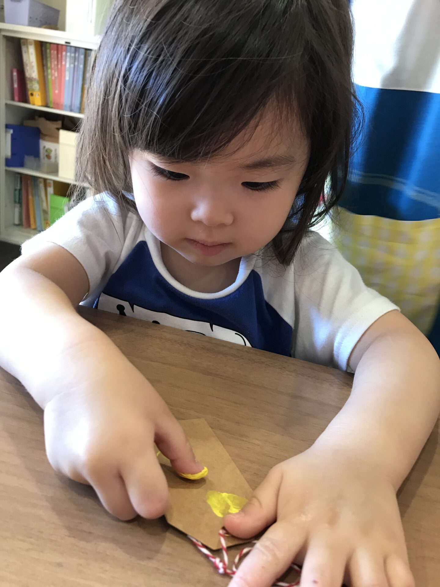 白石園　くるみ組　お守り作り👉🎨